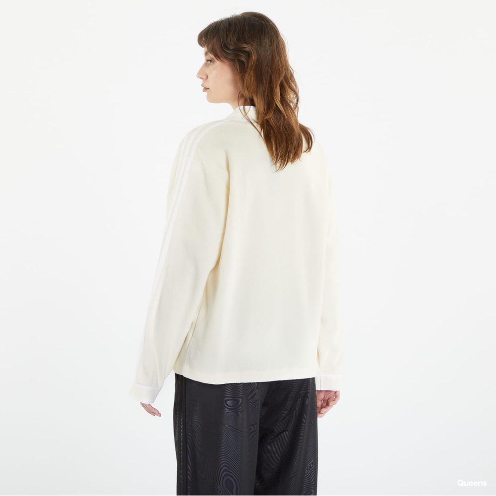 NWT Adidas Originals Cardigan With Logo Cream white IP3761 - Picture 5 of 11